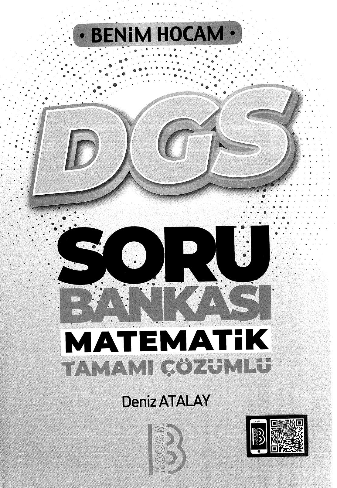 DGS MATEMATİK TAMAMI ÇÖZÜMLÜ SORU BANKASI