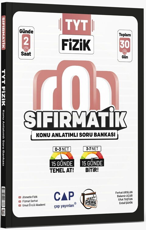 TYT Fizik Sıfırmatik Konu Anlatımlı Soru Bankası Ders Platosu
