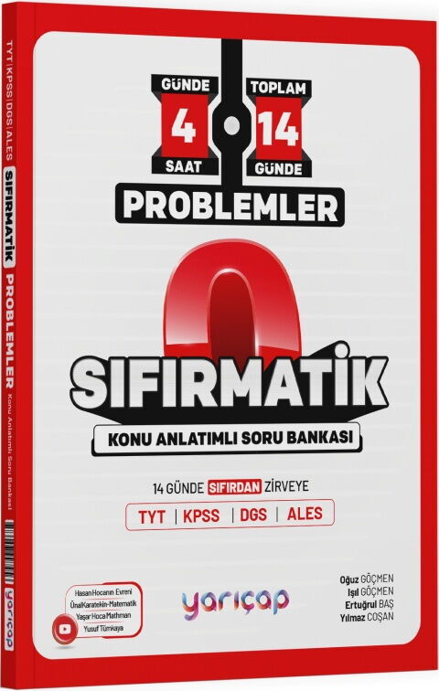 Problemler Sıfırmatik Konu Anlatımı Soru Bankası YarıÇap Yayınları