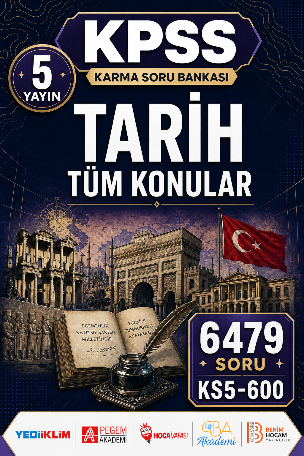 TARİH TÜM KONULAR 5 Yayın 6479 Soru