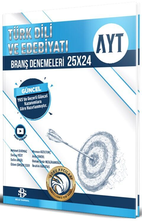 AYT Türk Dili ve Edebiyatı 25 x 24 Branş Denemeleri Bilgi Sarmal Yayınlar