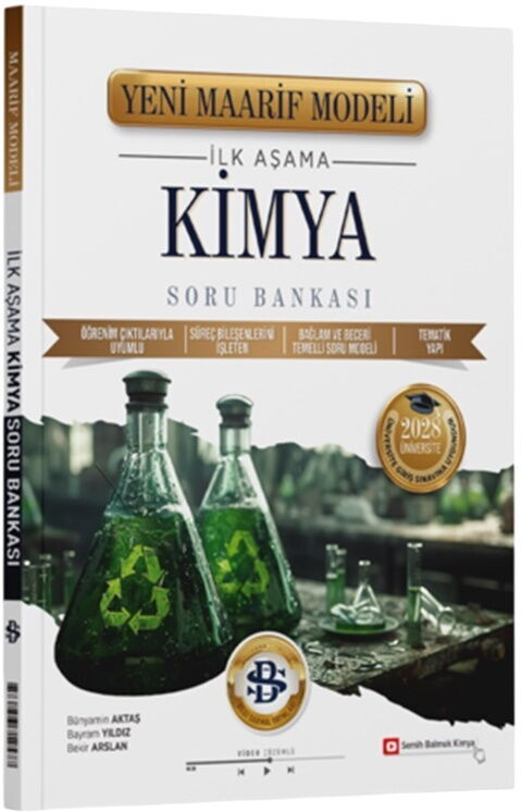 2028 Üniversiteye Hazırlık Kimya İlk Aşama Maarif Model Soru Bankası Bilgi Sarmal