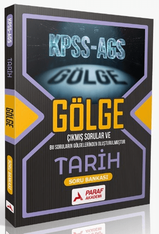 2026 KPSS MEB AGS Tarih Gölge Soru Bankası Paraf Yayınları