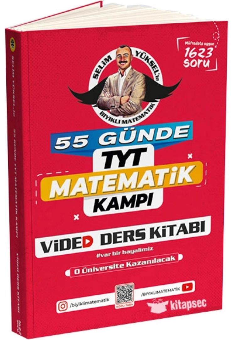 55 Günde TYT Matematik Kampı Video Ders Kitabı Bıyıklı Matematik