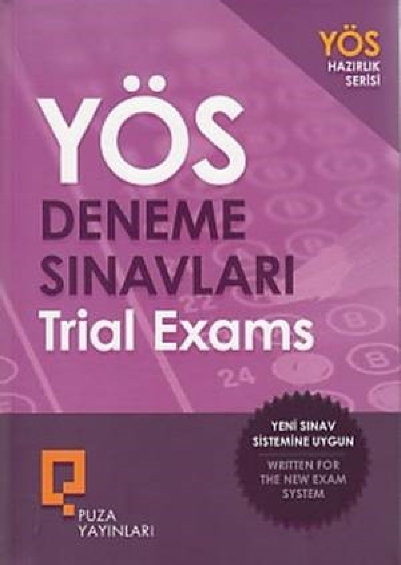 YÖS Deneme Sınavları Trial Exams Puza Yayınları