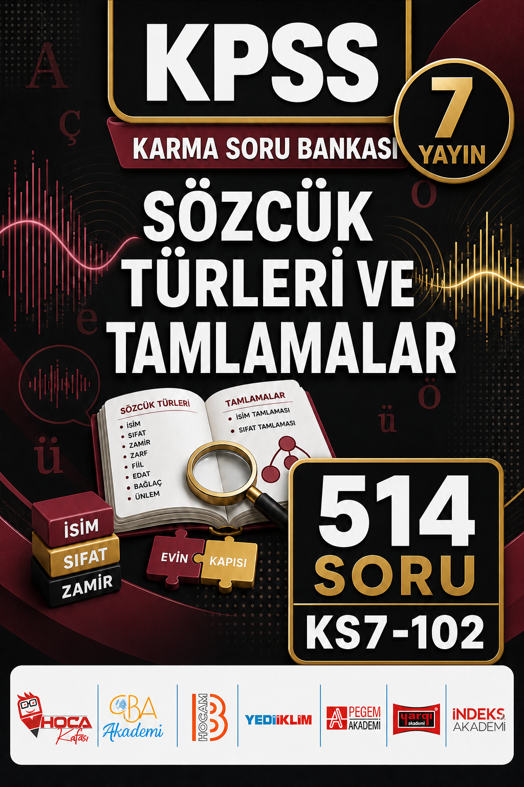 Sözcük Türleri ve Tamlamalar 7 Yayın 514 Soru