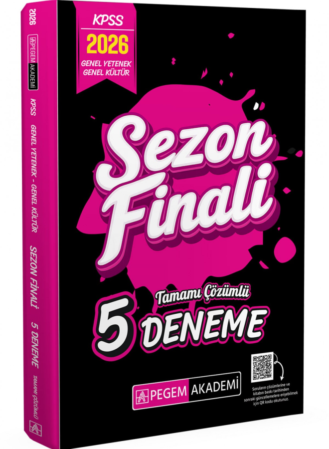 2026 KPSS Genel Yetenek Genel Kültür Sezon Finali Tamamı Çözümlü 5 Deneme Pegem Yayınları