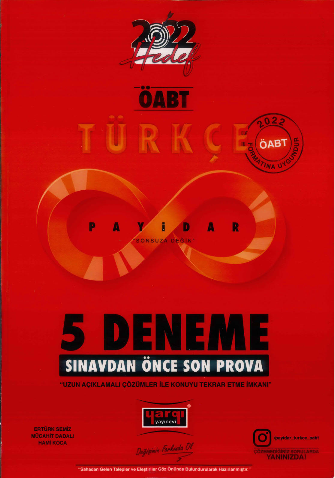 PAYİDAR 5 DENEME SINAVDAN ÖNCE SON PROVA