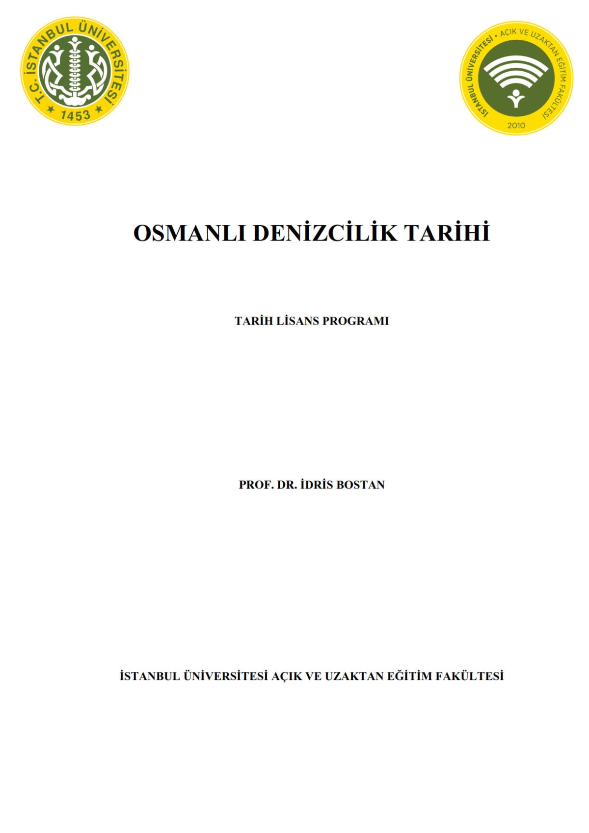 Osmanlı Denizcilik Tarihi