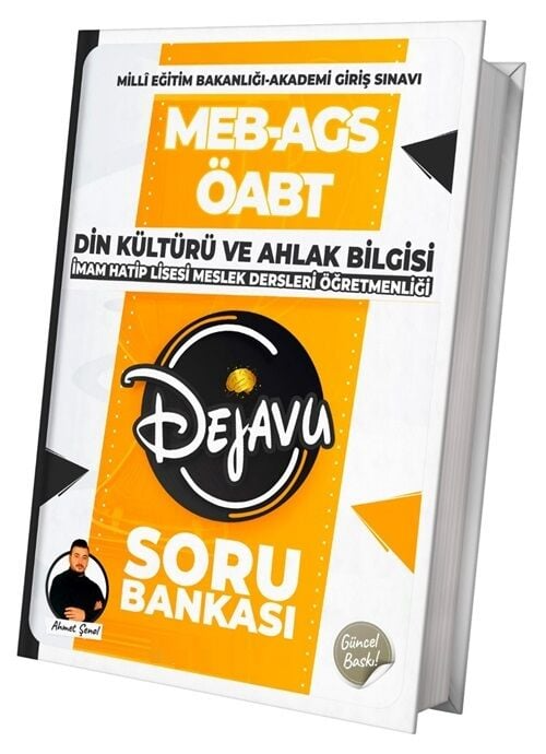 2025 ÖABT Din Kültürü ve Ahlak Bilgisi Dejavu Soru Bankası TKM Akademi