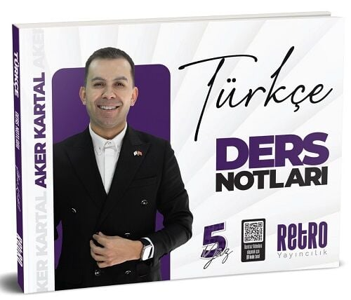 2025 Model Aker Kartal Türkçe Ders Notları Retro Yayıncılık