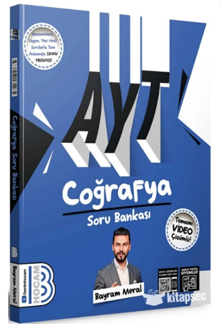 AYT Coğrafya Tamamı Video Çözümlü Soru Bankası Benim Hocam Yayınları
