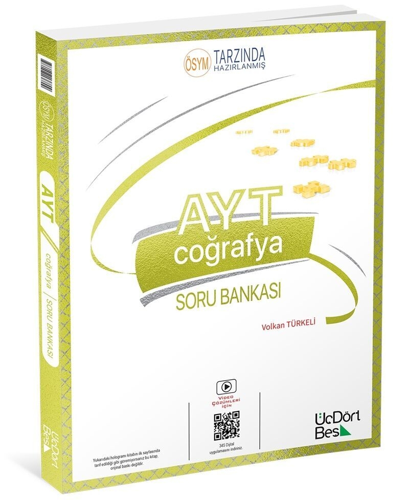 2027 AYT Coğrafya Soru Bankası Üç Dört Beş Yayınları