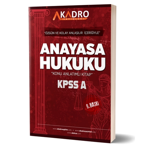 KPSS A Grubu Anayasa Hukuku Konu Anlatımlı A Kadro Yayınları 2024