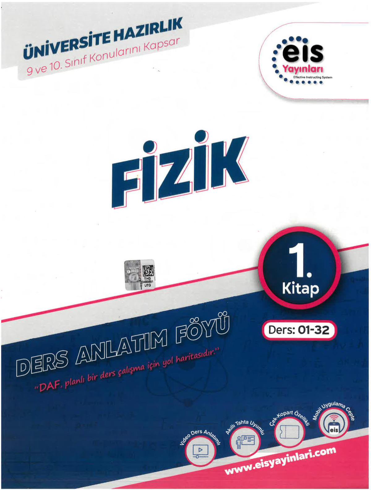 YKS - Mavi Set - DAF - Fizik - 1. Kitap Eis Yayınları Ders:01-32 9 ve 10. Sınıf Konularını Kapsar