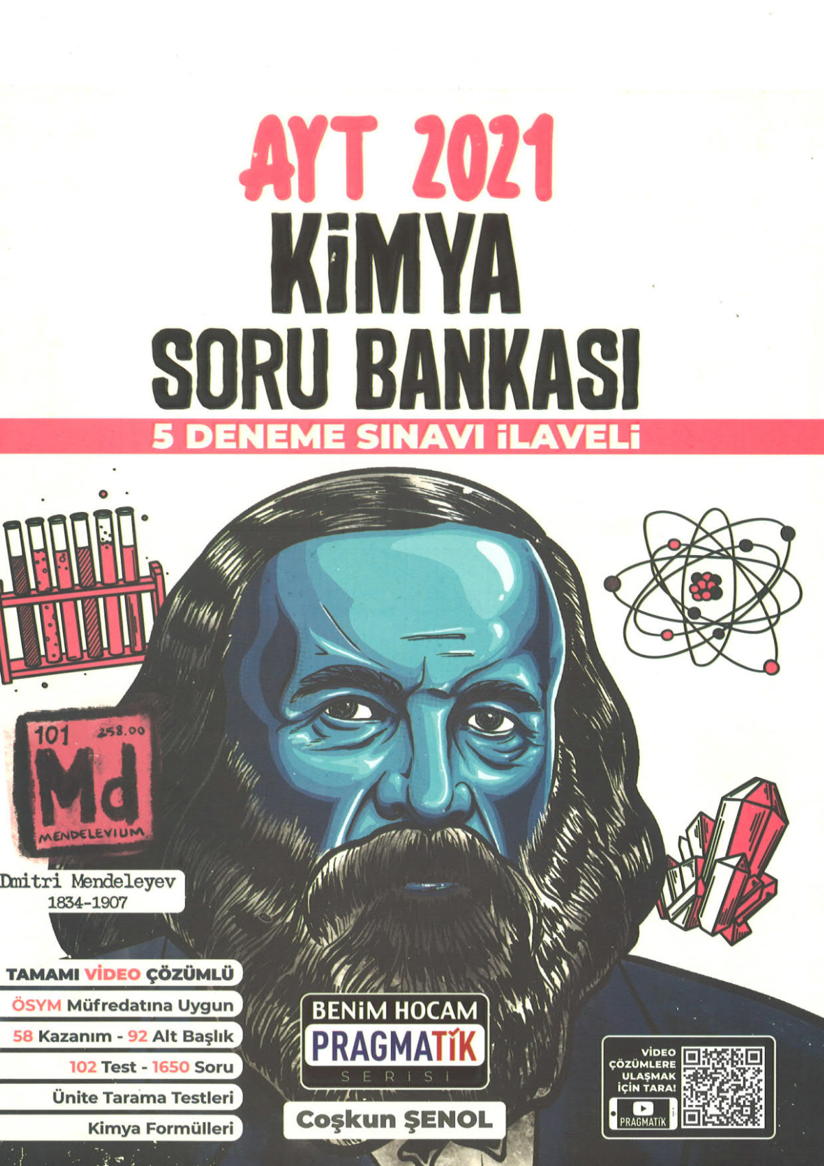 AYT Kimya Soru Bankası 5 Deneme Sınavı İlaveli Pragmatik Serisi (Pragmatik