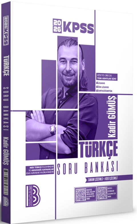 2026 KPSS Türkçe Tamamı Video Çözümlü Soru Bankası Benim Hocam Yayınları