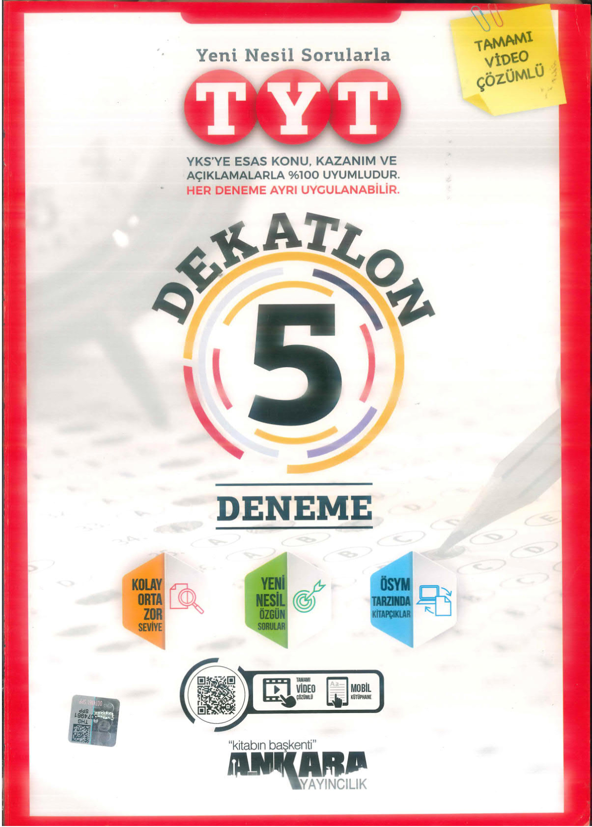 TYT DEKATLON 5 DENEME