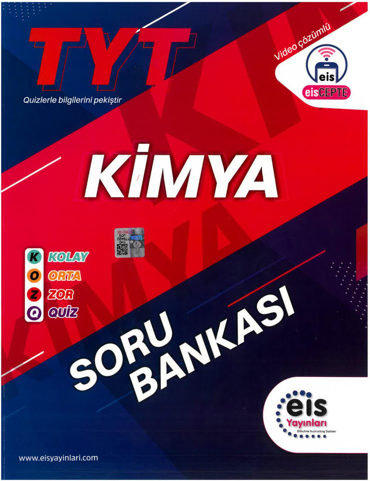Koz Serisi TYT Kimya Soru Bankası Eis Yayınları