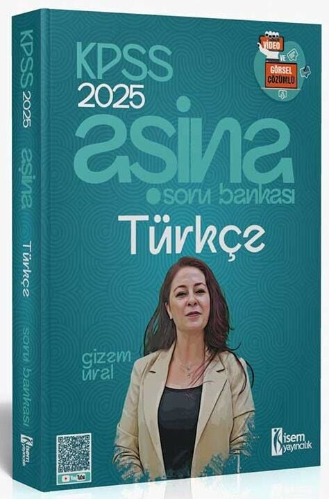 2025 KPSS Türkçe Aşina Soru Bankası Çözümlü İsem Yayınları