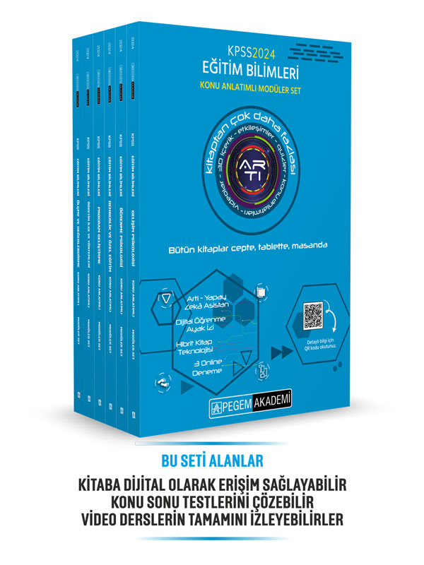 2024 KPSS Eğitim Bilimleri Konu Anlatımlı Modüler Set ÖLÇME VE DEĞERLENDİRME