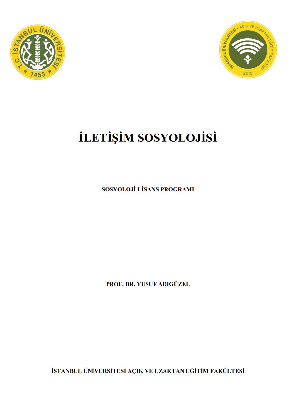 İletişim Sosyolojisi