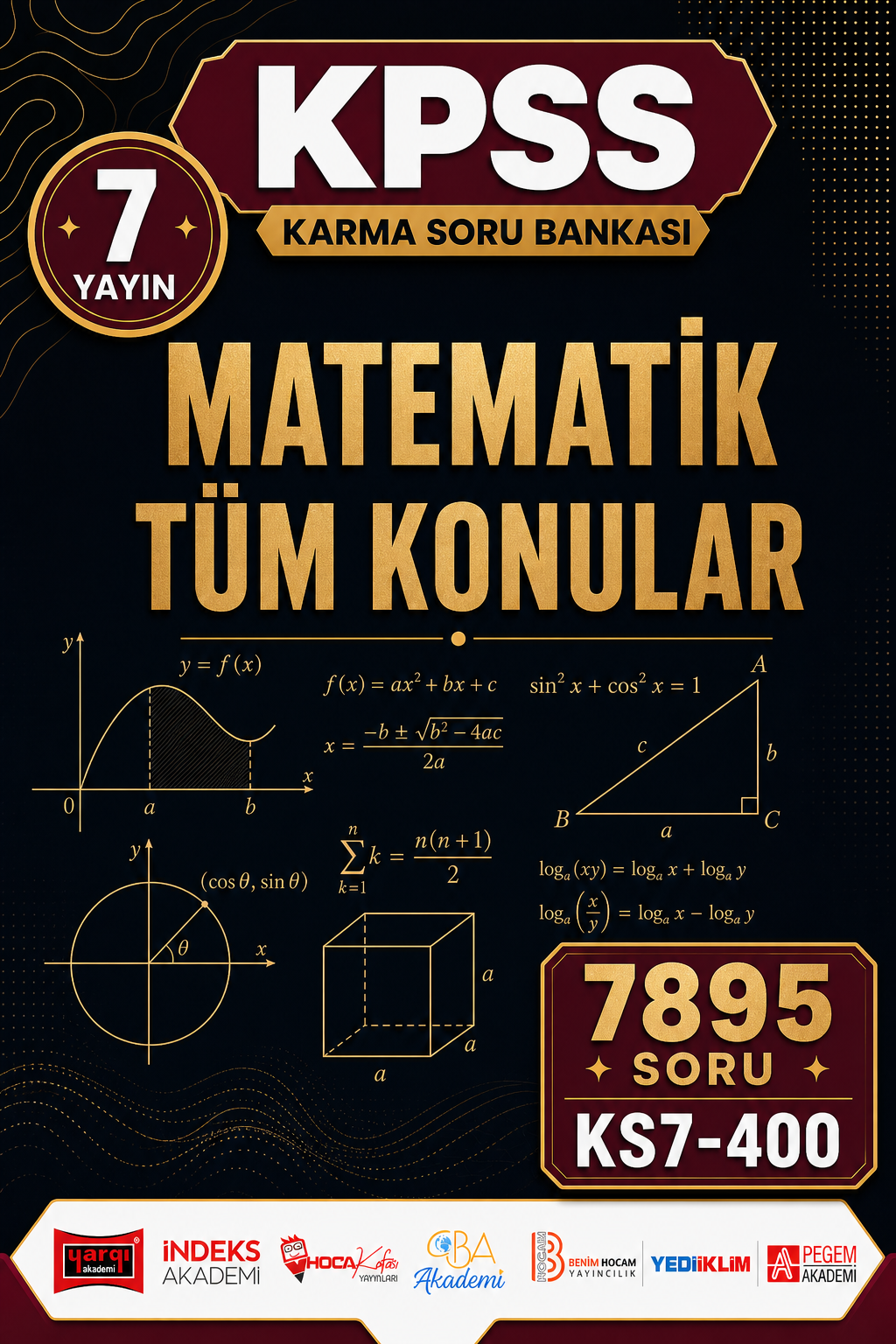 Matematik Tüm Konular 7 Yayın 7895 Soru