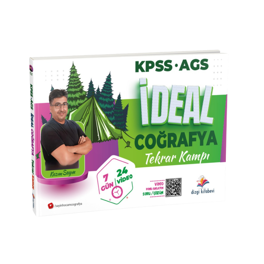 2026 KPSS MEB AGS İdeal Coğrafya Video Konu Anlatımlı Tekrar Kampı Kazım Sayı Dizgi Kitap