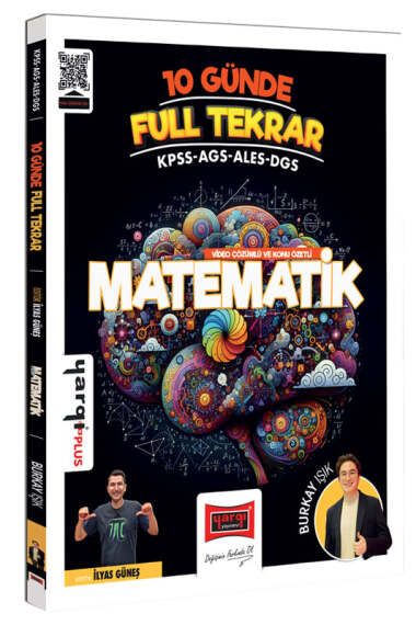 10 Günde Full Tekrar Matematik Video Çözümlü ve Konu Özetli Yargı Yayınları