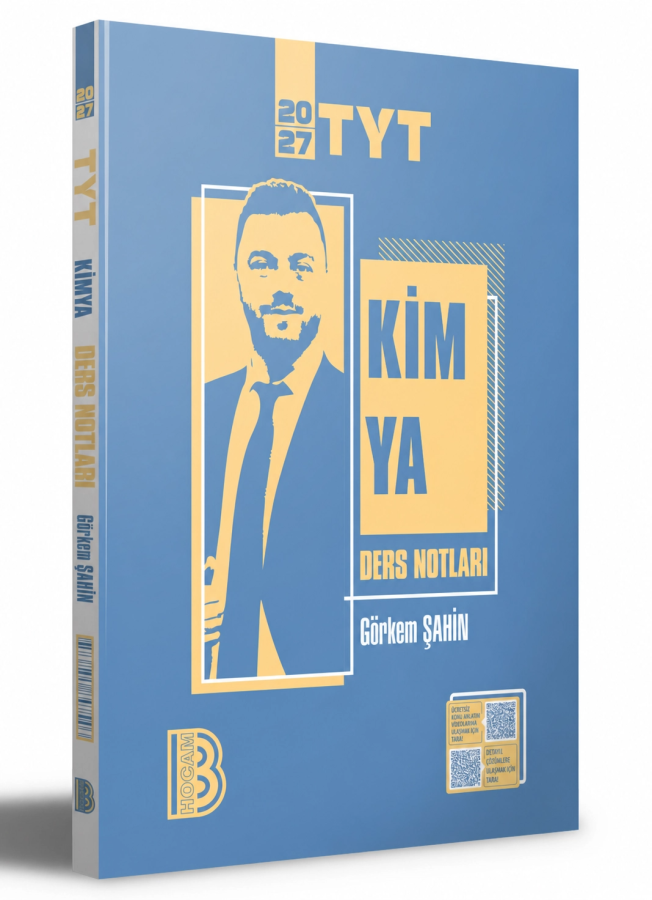 2027 YKS TYT Kimya Ders Notları Görkem Şahin Benim Hocam Yayınları