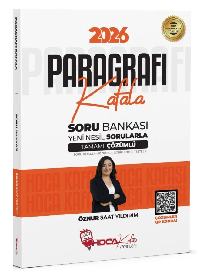 2026 Paragrafı Kafala Soru Bankası Çözümlü Öznur Saat Yıldırım Hoca Kafası Yayınları