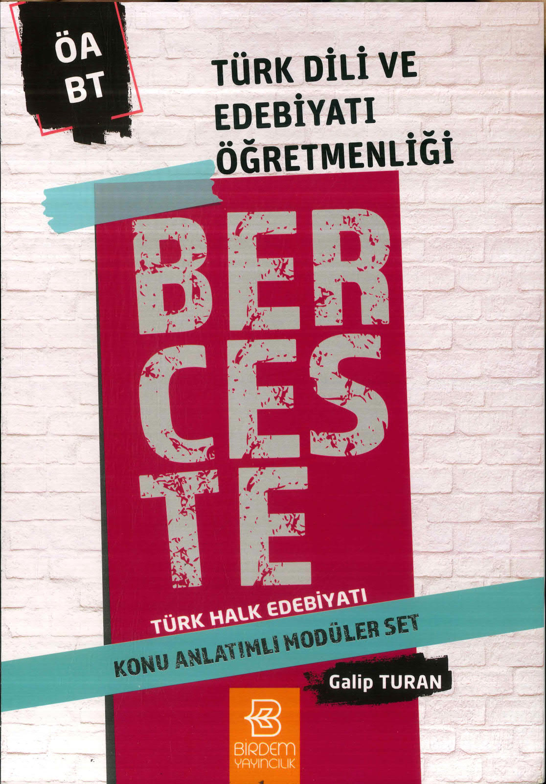 BERCESTE TÜRK HALK EDEBİYATI KONU ANLATIMI MODÜLER SET