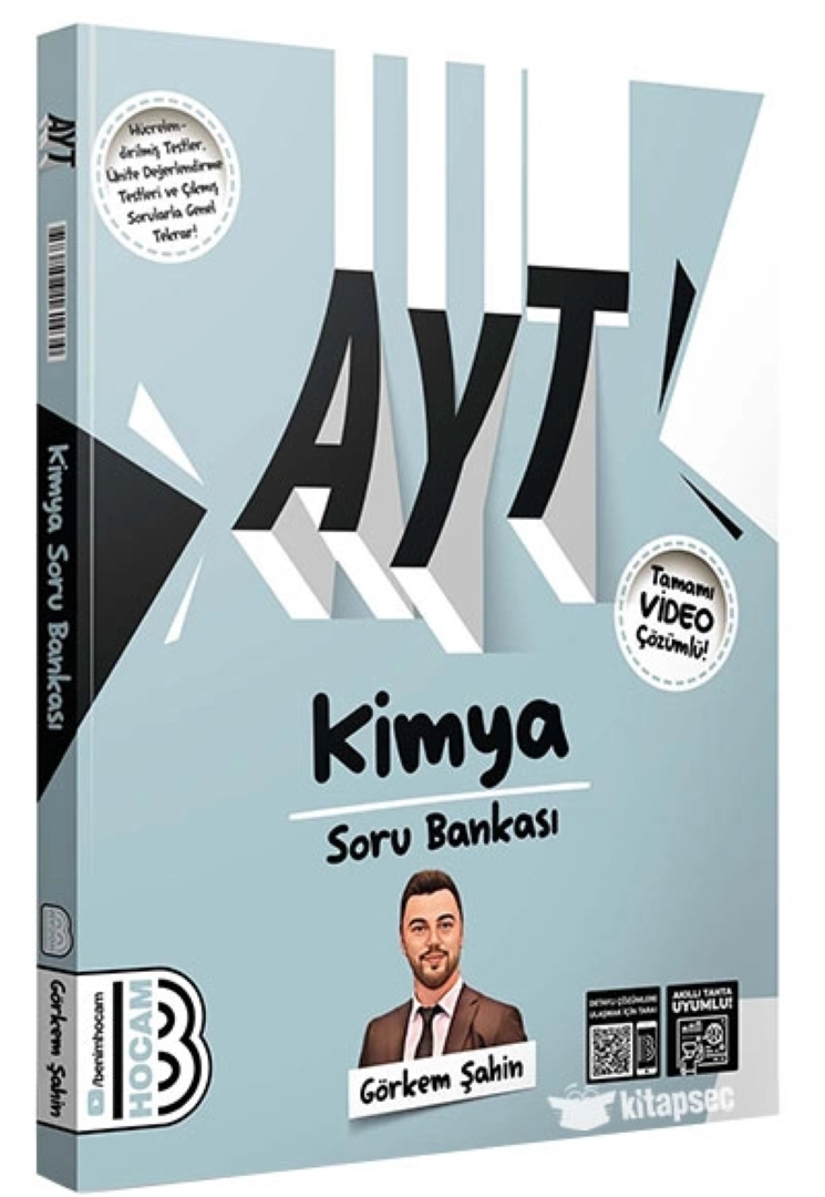 AYT Kimya Tamamı Video Çözümlü Soru Bankası Benim Hocam Yayınları