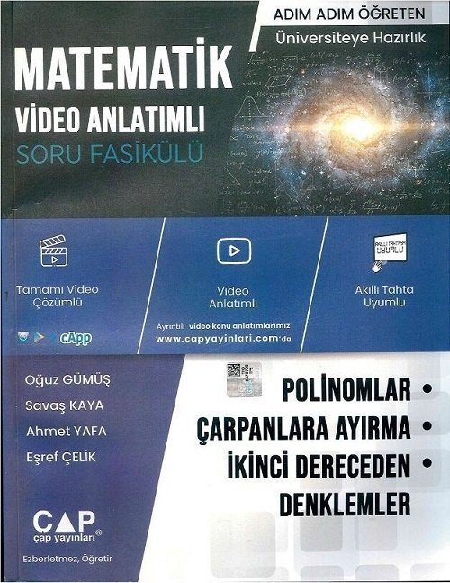 MATEMATİK POLİNOM ÇARP. AYIRMA 2. DERECE DENKLEMLER FASİKÜLÜ