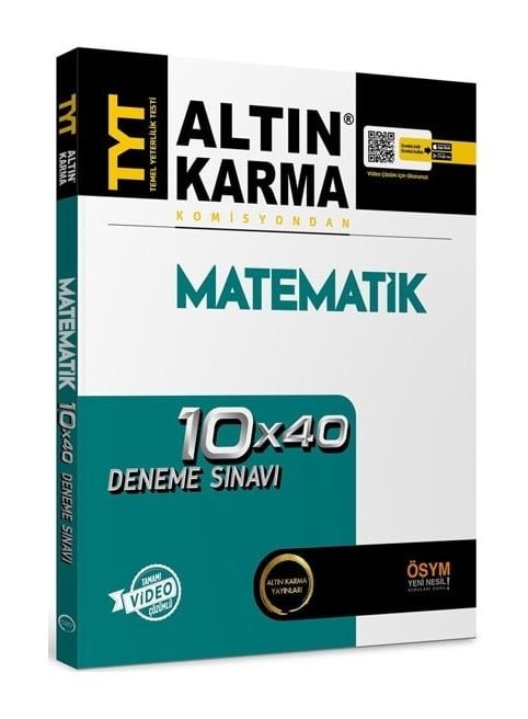 TYT Matematik Komisyondan 10x40 Deneme