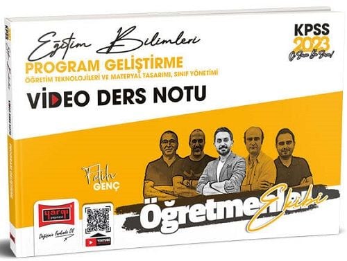 Öğretmenler Ekibi Program Geliştirme - Öğretim Teknolojileri ve Materyal Tasarımı - Sınıf Yönetimi Video Ders Notları