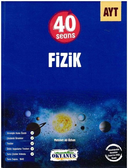 AYT 40 SEANS FİZİK SORU BANKASI
