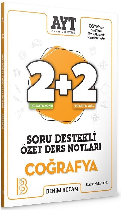AYT Coğrafya 2+2 Soru Destekli Özet Ders Notları