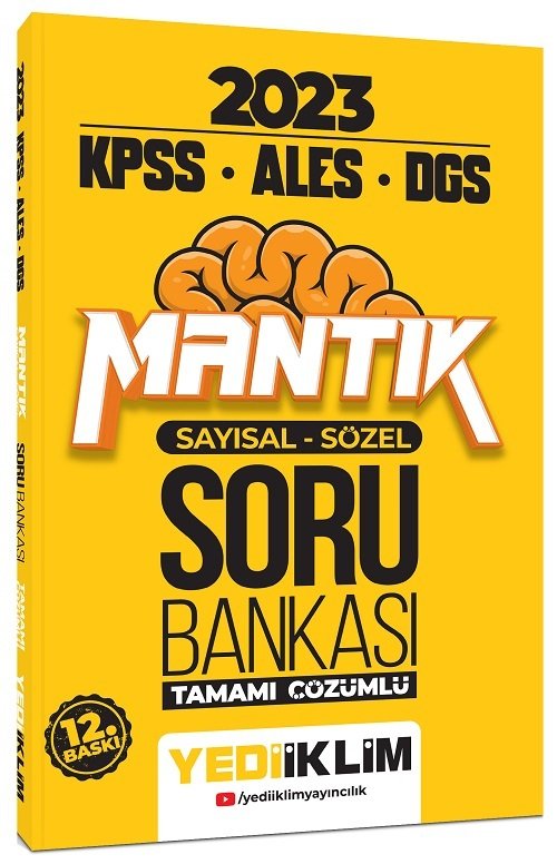 Sayısal Sözel Mantık Tamamı Çözümlü Soru Bankası