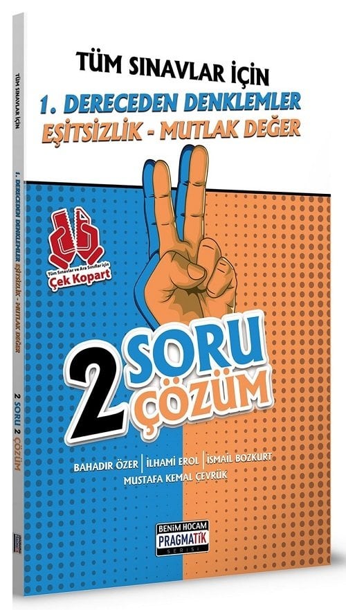 1. DERECEDEN DENKLEMLER EŞİTSİZLİK MUTLAK DEĞER 2 SORU 2 ÇÖZÜM FASİKÜL