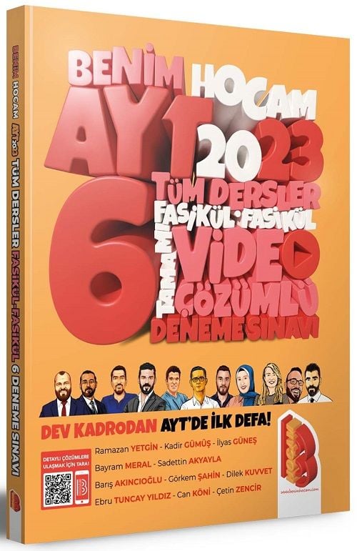 Tüm Dersler Tamamı Video Çözümlü 6 Fasikül Deneme Sınavı