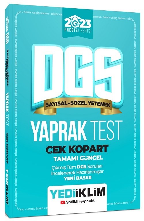 DGS Çek Kopart Yaprak Test