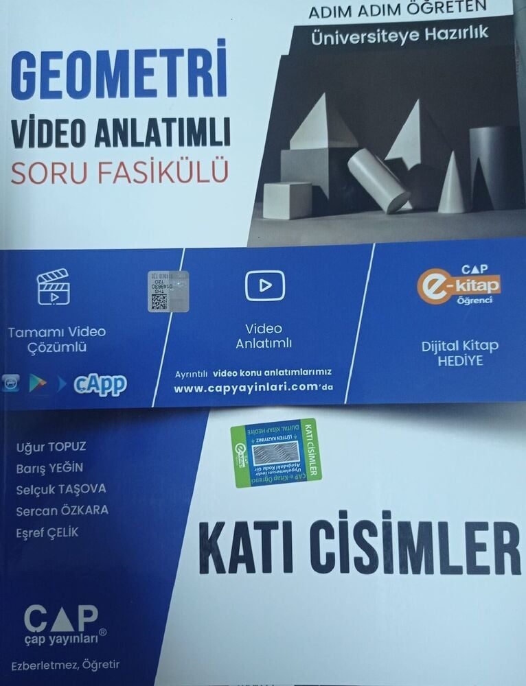 GEOMETRİ VİDEO ANLATIMLI SORU FASİKÜLÜ KATI CİSİMLER