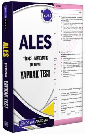 ALES Çek Kopart Yaprak Test