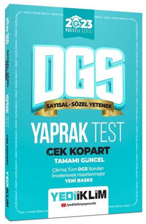 DGS Çek Kopart Yaprak Test