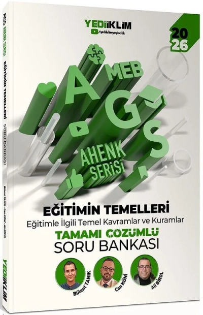 2026 MEB-AGS Eğitimin Temelleri Soru bankası Çözümlü Ahenk Serisi Yediiklim Yayınları Fotokopi.SHOP - Öğrencilerin Marketi!