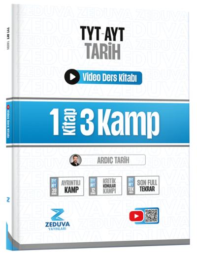 YKS TYT AYT Ardıç Tarih Video Ders Kitabı Zeduva Yayınları