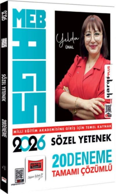 MEB-AGS Sözel Yetenek 20 Deneme Çözümlü - Yelda Ünal Yargı Yayınları