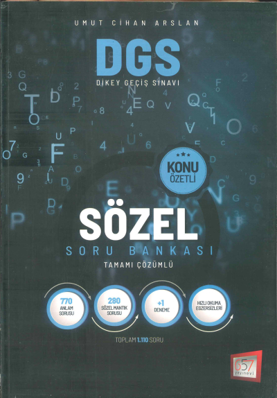 UMUT CİHAN ARSLAN DGS SÖZEL KONU ÖZETLİ SORU BANKASI Fotokopi.SHOP - Öğrencilerin Marketi!