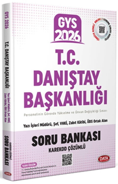 2026 T.C. Danıştay Başkanlığı GYS Soru Bankası Data Yayınları